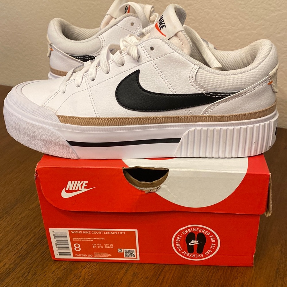 Nike Court Legacy Lift Sz 8